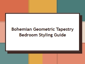 Bohemian Geometric Tapestry Bedroom Styling Guide for Geometric Home Decor